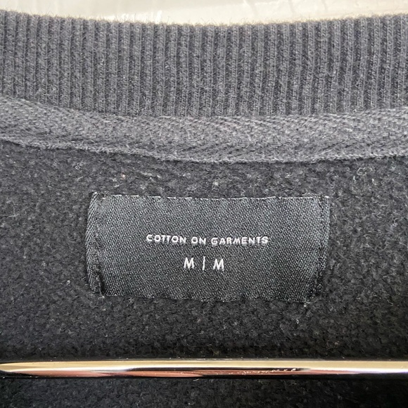 Basic Black High End Cotton on Garments Men’s M Sweatshirt FAINT STAINS - Picture 3 of 5